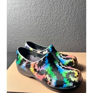 Tie-Dye Slip-On Women’s Clog Shoes